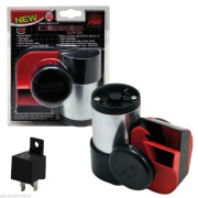 Tromba elettromagnetica Evo - FISA Elettrocompressore 12V Cornetto in resina ABS