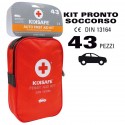 KIT DI EMERGENZA CASSETTA DI PRIMO PRONTO SOCCORSO per AUTO FURGONI KIKSAFE