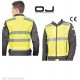 Gilet di emergenza OJ FLASH TG xl/xxl/xxxl certificato EN1150 giallo fluorescente