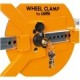 GANASCIA BLOCCA RUOTA Wheel Clamp ANTIFURTO MECCANICO Auto Ripieghevole